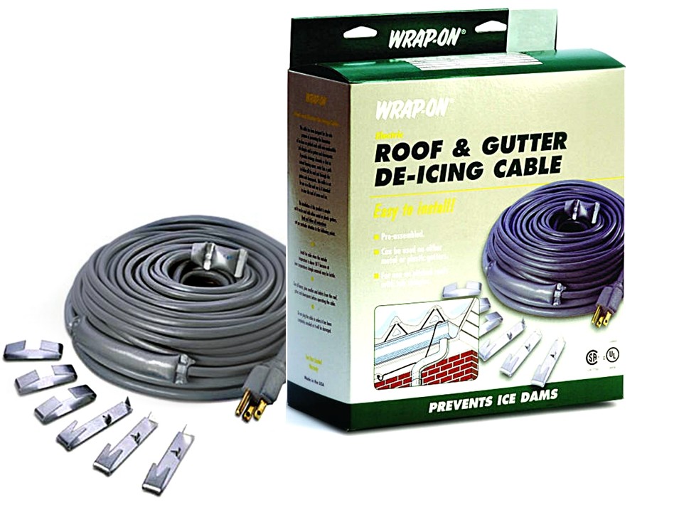 Buy the WrapOn 14040 Roof & Gutter DeIcing Cable, 40 Feet at Hardware World