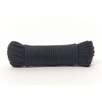 Nylon Paracord 550, Black - 5/32" x 50 Ft