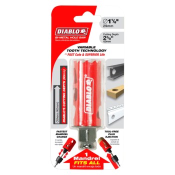 Diablo Hole Saw - 1-1/8"