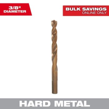 Milwaukee Red Helix Cobalt Drill Bit - 3/8"