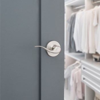Kwikset Tustin Half Dummy Lever, Satin Nickel - Left Hand