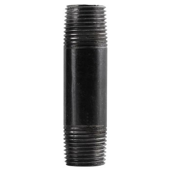 Pipe Nipple, Black Steel - 3/4" x 1-3/8"