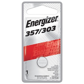 Energizer 357/303 Silver Oxide Watch Battery - 1.55V
