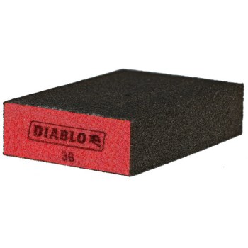 Diablo Flat Edge Sanding Sponge, 36 Grit