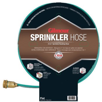 Sprinkler/Soaking Hose, 3 Tube ~ 50', Green