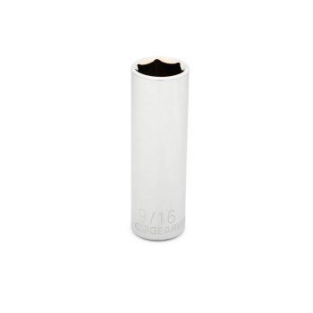 GearWrench Deep Socket - 3/8" Drive, 6-Point SAE, 9/16"