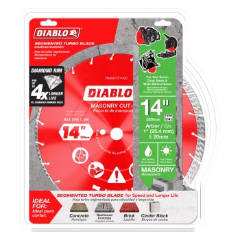 Diablo Diamond Segmented Cut-Off Blade - 14"