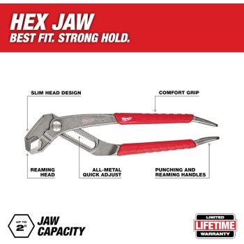 Milwaukee Hex Jaw Pliers - 10"