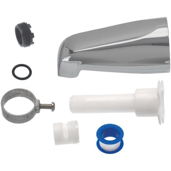Universial Tub Spout   Chrome