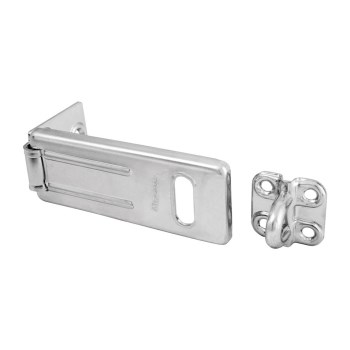 Master Lock Safety Hasp, Zinc Plated - 3-1/2"