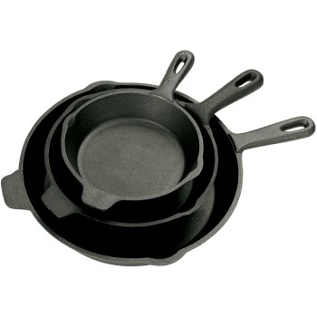 Cast Iron Skillet Set ~ 3 Piece 