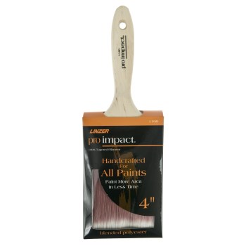 Linzer Pro-Impact Poly Blend Varnish Brush - 4"