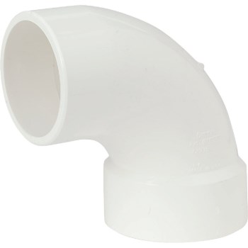Charlotte Pipe PVC DWV 90-Degree Street Elbow - 3"