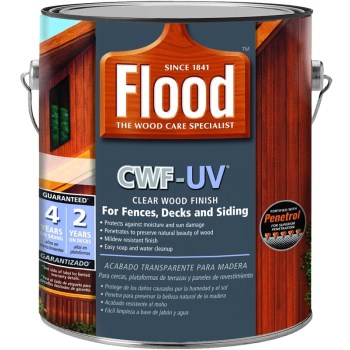 Flood Brand CWF-UV Pro Series Deck/Siding Stain, Cedar - Gallon