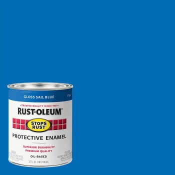 Stops Rust Protective Enamel, Sail Blue - Quart
