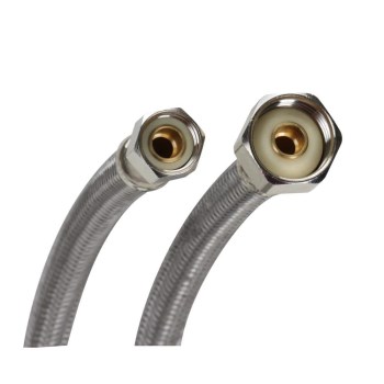 Faucet Connector, 1/2" FIP x 3/8" Comp - 30"