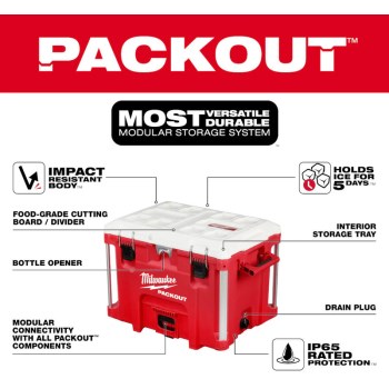 Milwaukee PACKOUT 40 Qt XL Cooler