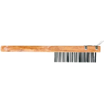 Long Handle Wire Brush  w/Scraper Blade