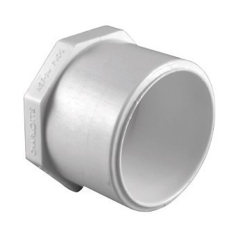 Charlotte Pipe PVC Schedule 40 Spigot Plug   1/2"