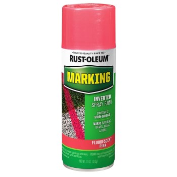 Inverted Marking Paint, Fluorescent Pink - 11 oz