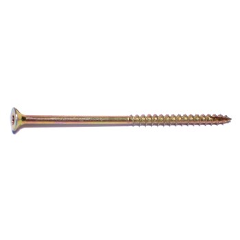 Midwest Fastener Star Drive Wood Screw, Gold - #12 x 5", 1 lb