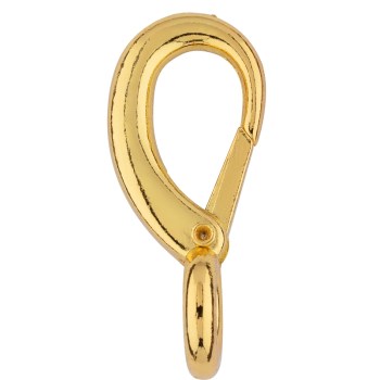 National Bronze Boat Snap, Fixed Eye - 7/16" x 2-1/8"