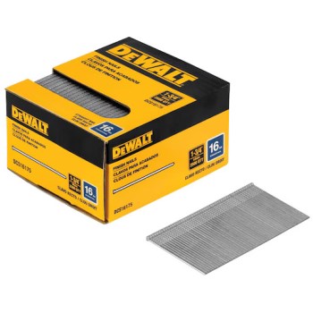 16-Gauge Straight Finish Nails - 1-3/4", 2500pk