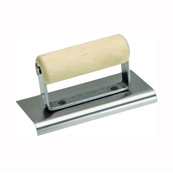Marshalltown 6"x4" Stainless Concrete Edger