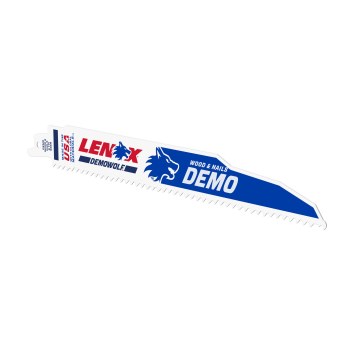 Demolition Reciprocating Saw Blade, 6 TPI - 9" x 7/8", 2pk