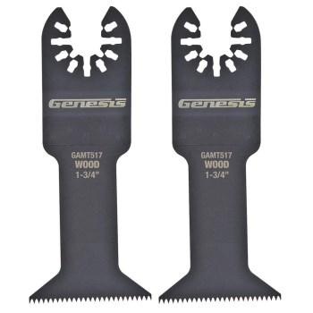 Genesis - 1-3/4 in. Flush Cut Osc. Blade 2-Pack