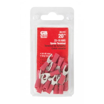 Spade Terminal, Red 22-18