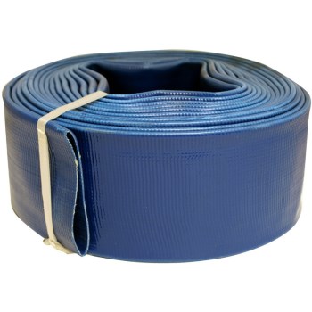 PVC Discharge Hose, Lay Flat ~ 2" x 100 ft. 