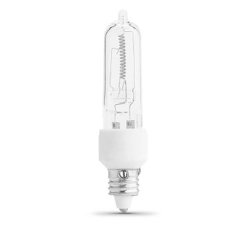 Light Bulb, Mini Candelabra Halogen Clear 120 Volt 50 Watt