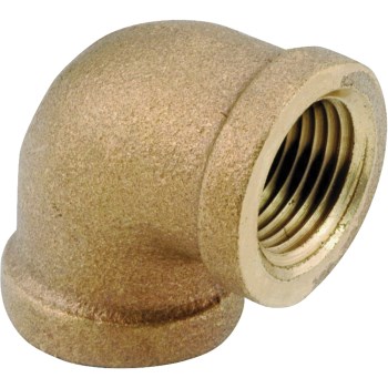 Lead Free Brass 90 Elbow, FIP x FIP - 1/4"