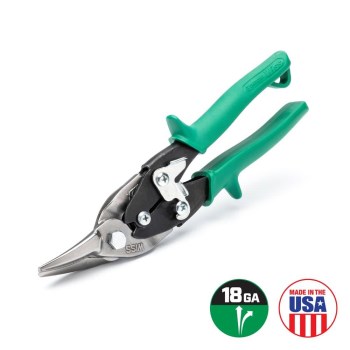 Metal-Master Compound Snips, Green - Right Cut - 9-3/4"