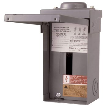 QO Main Lug Load Center - 70A, 4-Circuit Outdoor