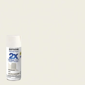 Spray Paint 2X  Satin Heirloom White   12 oz