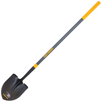 Round Point Shovel, Long Handle ~  16 Gauge Blade