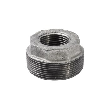 Anvil/Mueller Malleable Hex Bushing, Galvanized - 2" x 1"