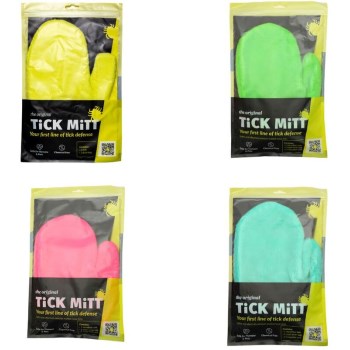 Tick Mitt Tick Removal Glove, Assorted Colors