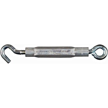 Stainless Steel Hook & Eye Turnbuckle ~ 3/8" x 10-1/2"