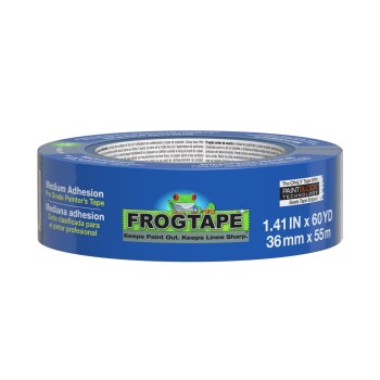 FrogTape Pro Grade Painter's Tape, Blue - 1.41" x 60 Yd