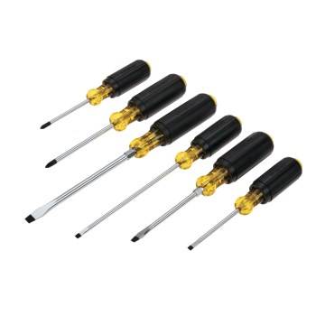 Vinyl Grip Screwdriver Set - 6 Piece