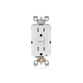 GFCI Outlet, Tamper Resistant - 15 Amp, White