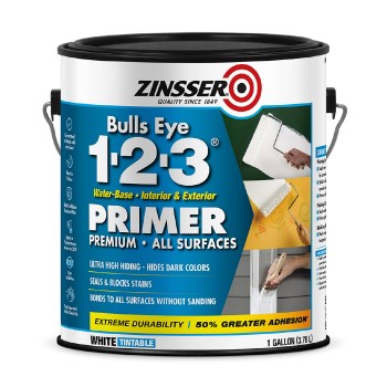 Zinsser Bulls Eye 1-2-3 Primer/Sealer, White - 1 Gal