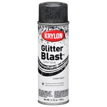 Glitter Blast Spray Paint, Starry Night - 5.75 oz