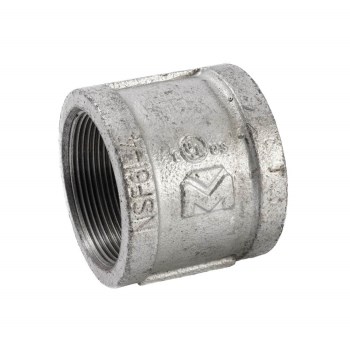 Malleable Iron Coupling, Galvanized - 2" FPT