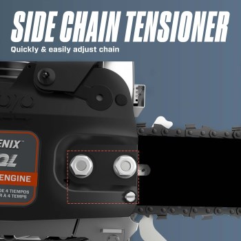 Senix 4QL 4-Cycle Gas Chainsaw - 18", 49cc