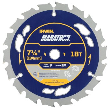 Marathon Circular Saw Blade   7-1/4" 18T 