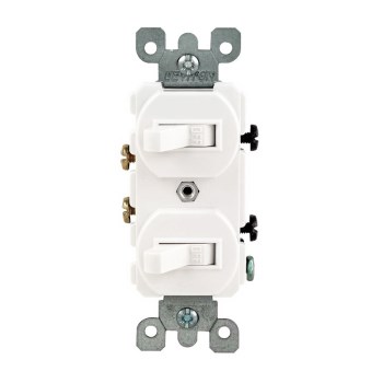Single-Pole Switch - 15 Amp, White